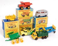 Lot 2346 - Matchbox 1-75 Series E and F boxed diecast...