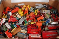 Lot 2355 - Tray of mixed diecasts and white metal models...