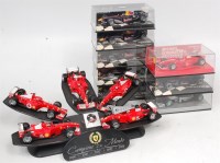 Lot 2509 - Minichamps and Mattel 1/43rd scale Formula 1...