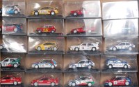 Lot 2521 - 20 plastic cased WRC, RAC, Monte Carlo and...
