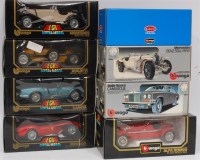 Lot 2552 - 14 assorted Burago, Solido and Polistil...