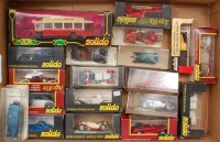 Lot 2555 - Solido boxed and plastic cased diecast group,...