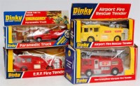 Lot 1998 - Dinky Toys Fire Service Boxed Group, 4...