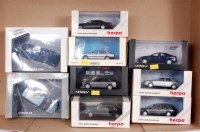 Lot 2665 - Herpa and Norev 1/43rd scale diecast saloon...