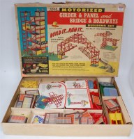 Lot 3167 - Chad Valley Motorized Girder, Panel, Bridge...