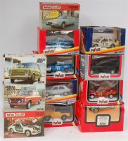 Lot 2550 - Polistil 1/25th scale boxed diecast group,...