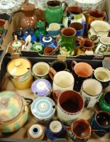 Lot 19 - Two boxes of assorted Torquay pottery wares to...