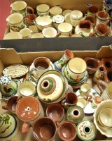 Lot 24 - Two boxes of assorted Torquay pottery...