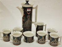 Lot 35 - A Portmeirion part coffee service in the Magic...