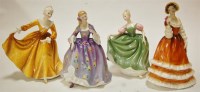 Lot 48 - Three Royal Doulton figures to include; Kirsty...