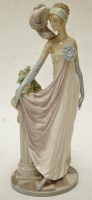 Lot 47 - A large Lladro figure of an elegant lady in...