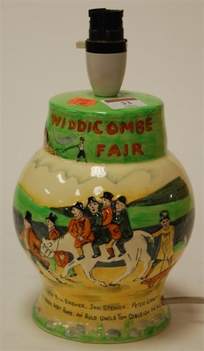 Lot 33 - A Crown Devon Fieldings Widdecombe Fair table...