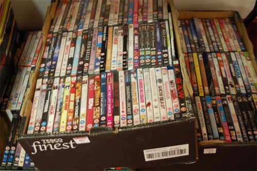 Lot 483 - Three boxes of miscellaneous DVDs