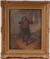 Lot 1090 - Late 19th century English school - Study of a...