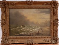 Lot 1093 - 19th century English school - Coastal scene...