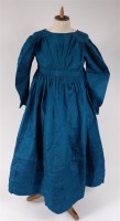 Lot 915 - A mid-19th century childs / small ladies blue...