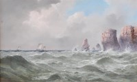 Lot 1058 - John James Wilson (1818-1875) - Marine scene...