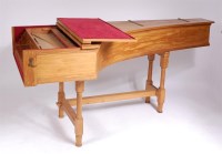 Lot 1167 - A cedar harpsichord, in the 18th century...