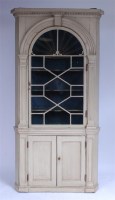 Lot 1199 - A 19th century painted pine freestanding...