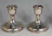 Lot 711 - A pair of Victorian style silver dwarf...