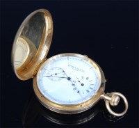 Lot 805 - Maurice Emanuel of Paris 18ct gold cased gents...