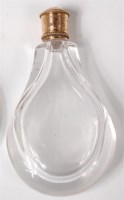 Lot 698 - A late 19th century glass ovoid scent bottle,...