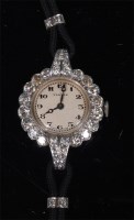 Lot 863 - An Art Deco ladies Vertex cocktail watch,...