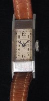 Lot 878 - A ladies Art Deco International Watch Company...