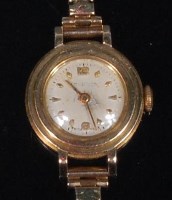 Lot 881 - A Longines 9ct gold cased ladies wristwatch,...