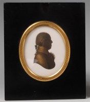 Lot 986 - John Miers (c.1758-1821) - Profile silhouette...