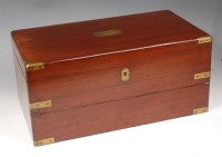 Lot 994 - A 19th century mahogany and brass bound...