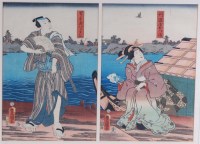 Lot 1007 - Utagawa Kunisada (Japanese 1786-1865) -...