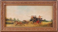 Lot 1051 - Philip H Rideout (c.1860-1920) - Stagecoach...