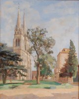 Lot 1075 - Charles Cottet (1863-1924) - Cathedral des...