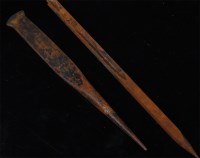 Lot 499 - A WW I steel flechette, 16cm, together with...