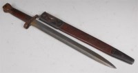 Lot 508 - A British 1888 pattern Mk I 2nd type bayonet,...