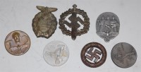 Lot 529 - A German SA sports badge, together with...