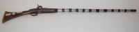 Lot 557 - A 19th century Eastern Jezail musket, the 90cm...