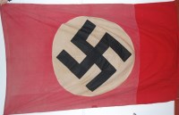 Lot 561 - A German Third Reich NSDAP banner, having a...