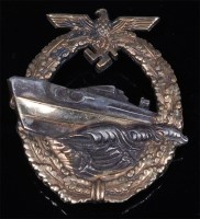 Lot 510 - A German Motor Torpedo Boat War badge...