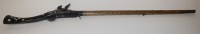 Lot 551 - A 19th century flintlock Jezail musket, having...