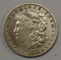 Lot 3 - USA, 1889 silver Morgan dollar, obv. Liberty...