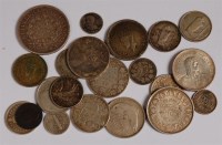 Lot 45 - Mixed lot of foreign silver coins to include;...