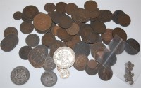 Lot 82 - Mixed lot of British and foreign coins to...
