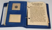 Lot 90 - Roman, folder of 6 coins to include; Gallienus...