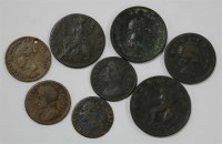 Lot 94 - Mixed lot of Charles II and later copper coins;...