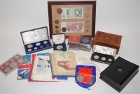 Lot 101 - Mixed lot of various coins and coin sets to...