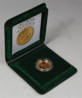 Lot 140 - Great Britain, cased 1980 gold full proof...