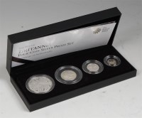 Lot 193 - Great Britain, cased 2011 Britannia 4-coin...
