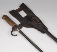 Lot 257 - A French 1886 model Lebel bayonet, having a...